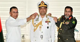 অ্যাডমিরাল পদে পদোন্নতি পেলেন নৌবাহিনী প্রধান